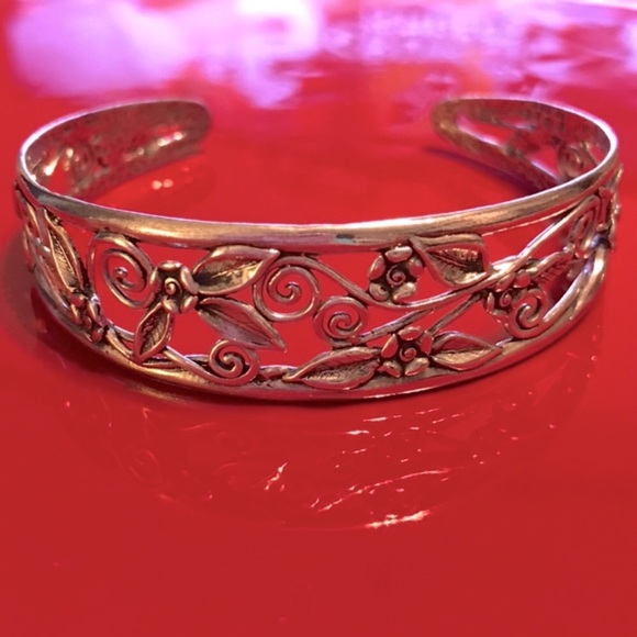 Or Paz Jewelry Or Paz Sterling Flowersvinesleaves Bangle